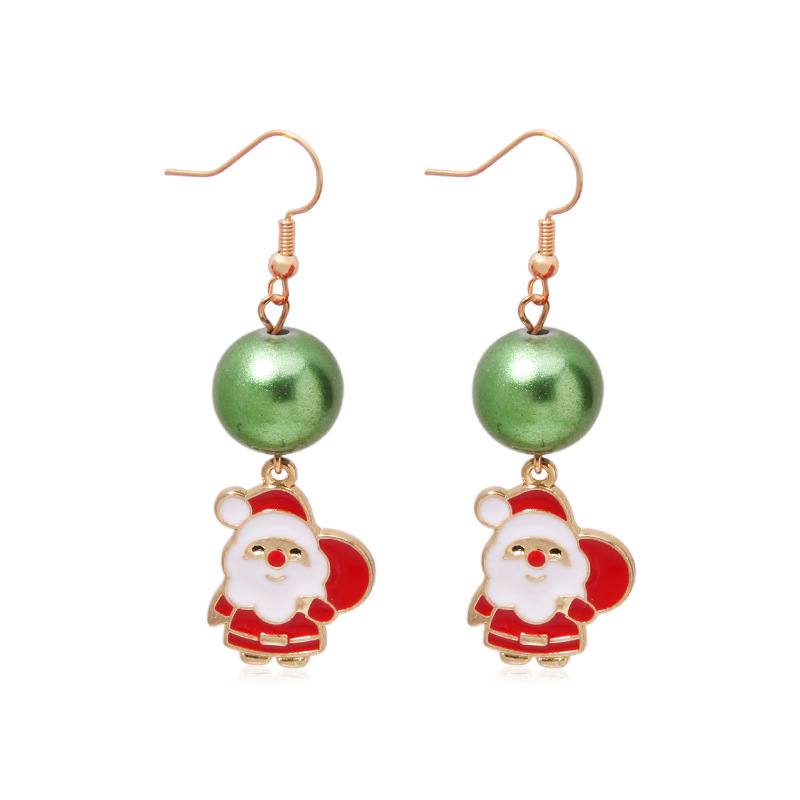 10g Weight Christmas Festival Women's Gender Cute Style Cute Drop Earrings 17