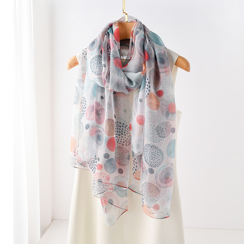 Women's Elegant Geometric Satin Silk Scarf display picture 4