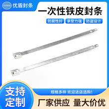 一次性铁皮封条 马口铁钢丝封条 铁皮封扣钢印集装箱封条厂家供应