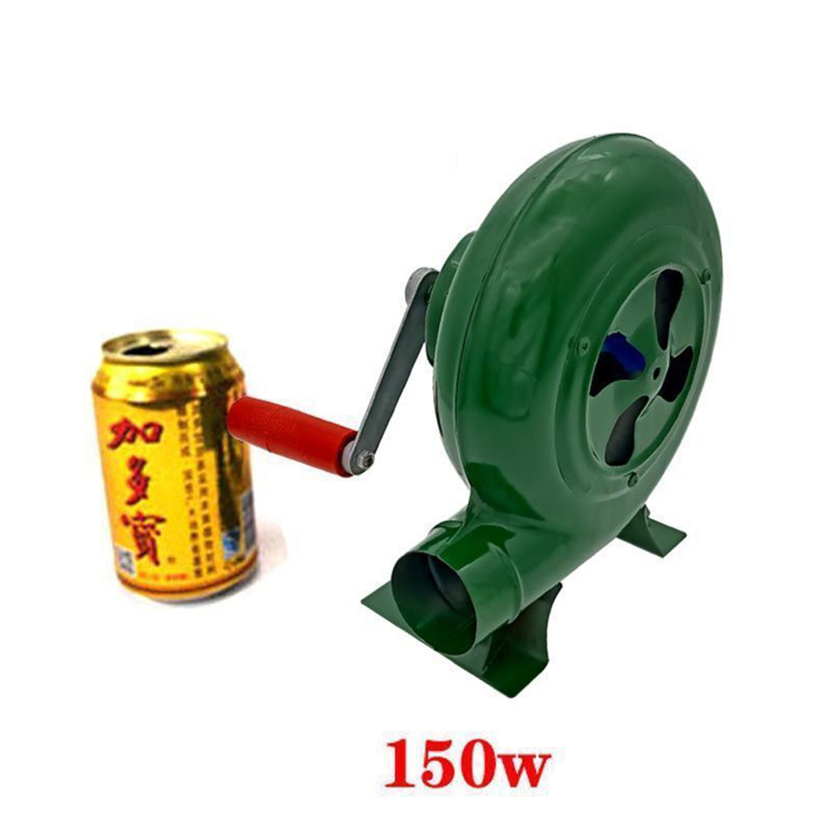 老式小型手动鼓风机手摇生火助燃风机户外烧烤野炊吹风机可配风管