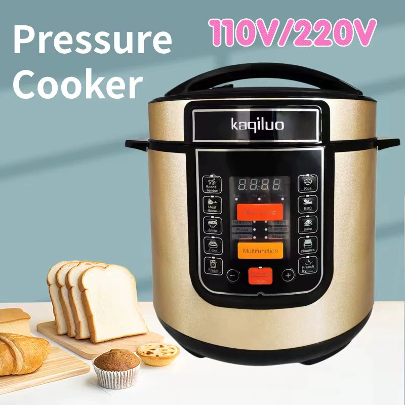 Пользовательские 110V/220V английская электрическая скороварка для домашнего использования многофункциональная трансграничная внешняя торговля европейское регулирование 5L6L высокая скороварка