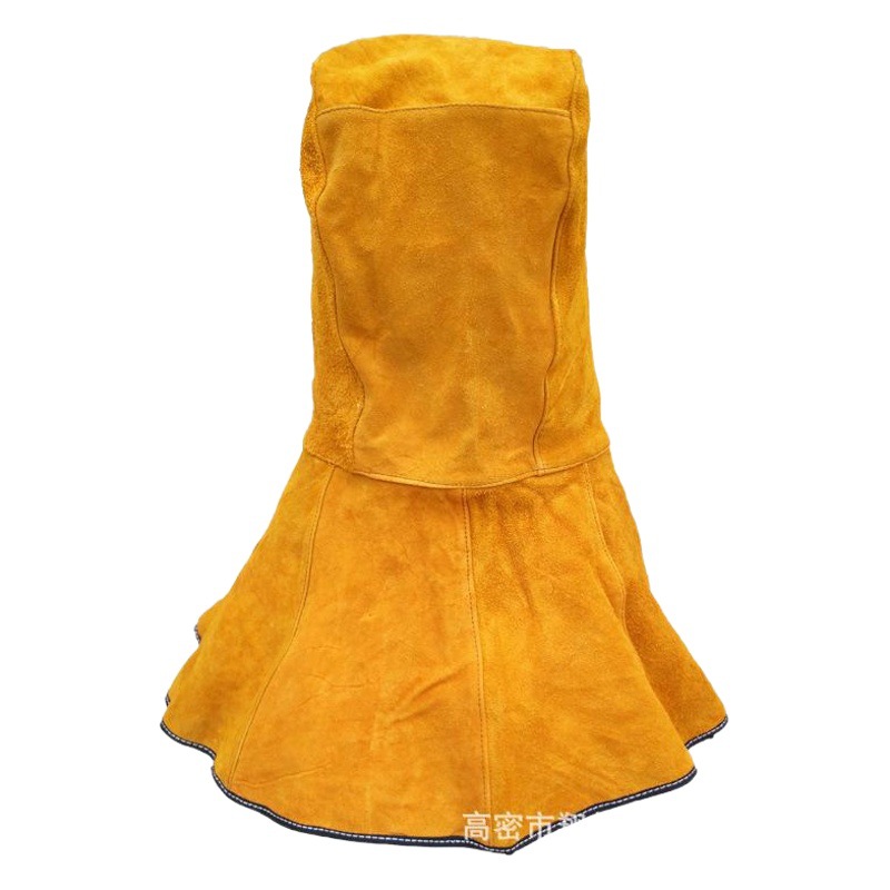 Suministro Directo de fábrica de piel de vaca sombrero de protección de cabeza sombrero de soldadura de arco de argón Máscara de Soldadura de protección personal soldador tapa de aire