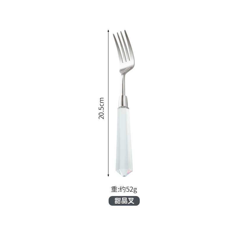 내추럴 디저트 포크
