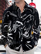 K 82105 Men's Retro Print Shirt ������������ �羳ŷ��