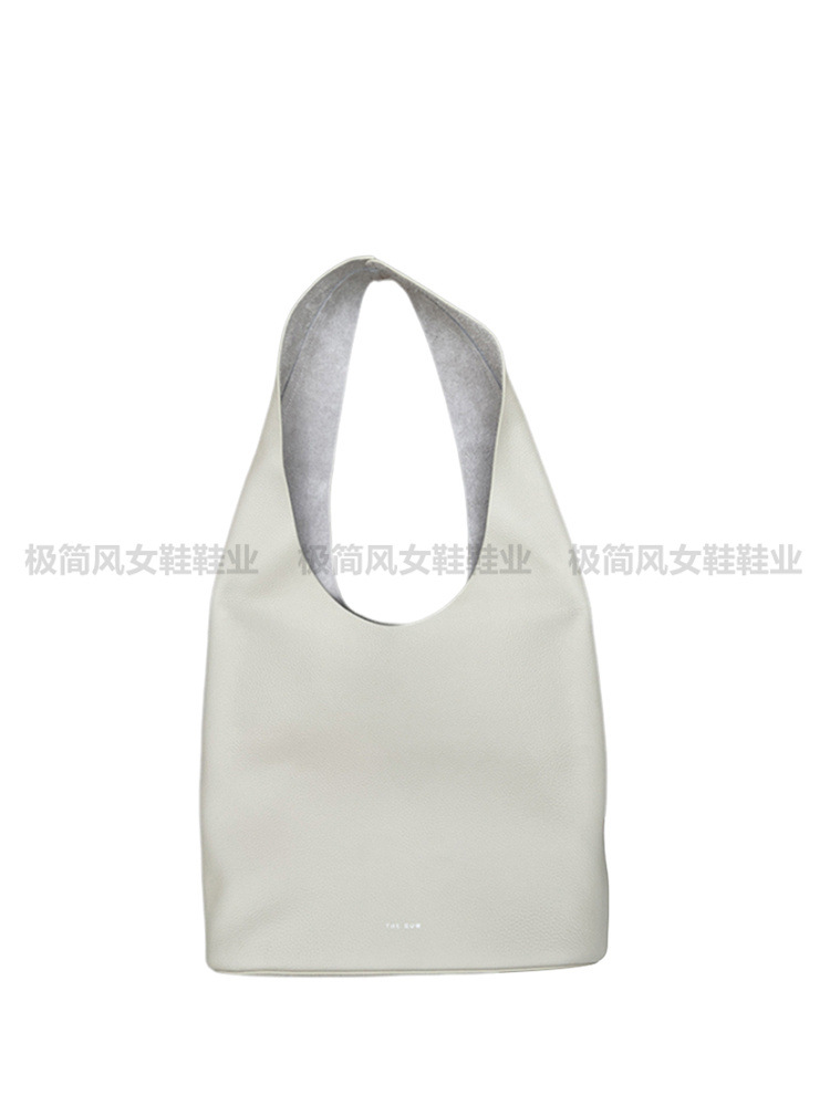 ハイエンドのオリジナルThe * Rowシンプルなレイシの牛革のシングル肩の特包は通勤しています。