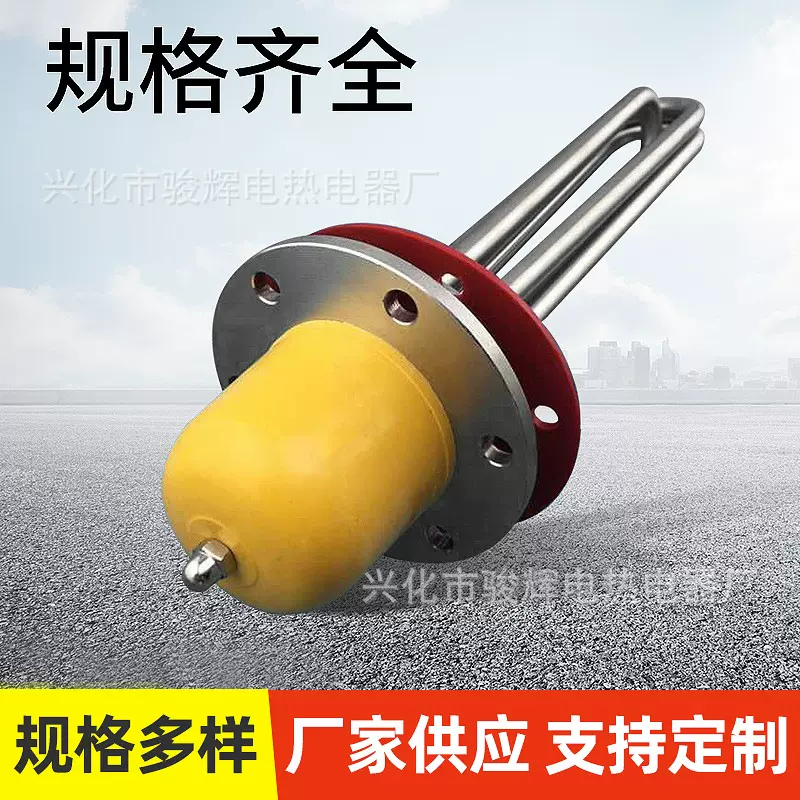 工业大功率法兰管不锈钢水箱电热管锅炉加热器非标可做法兰发热管