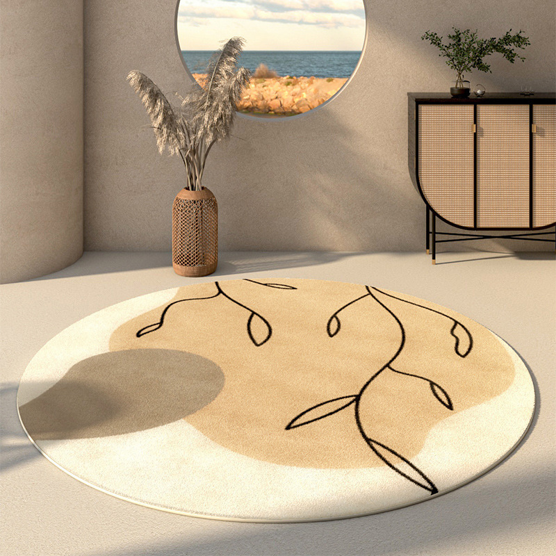 Imitation cashmere round blanket-17