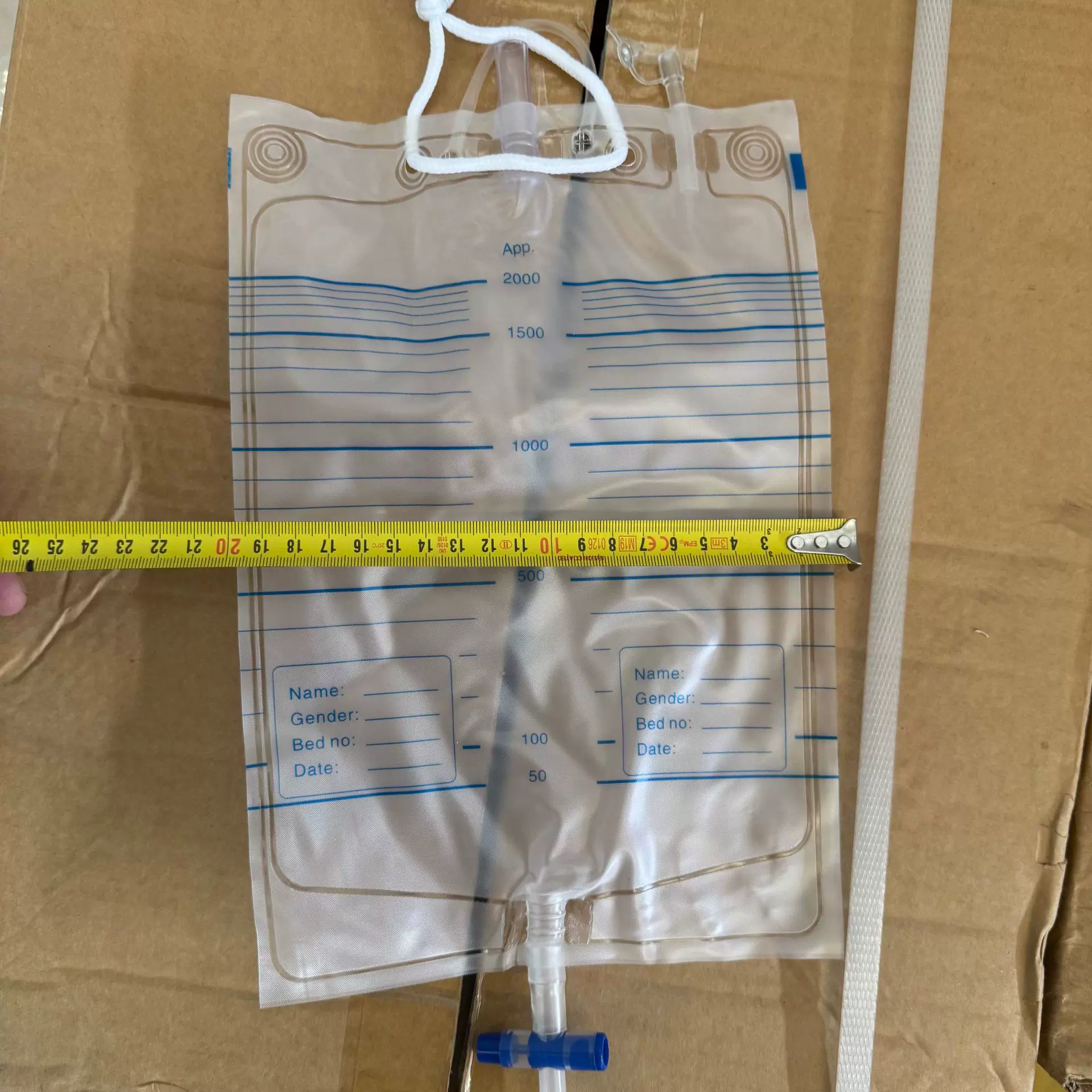 外贸跨境医用英文包装引流袋尿袋加厚袋体各种大容量导尿袋批发