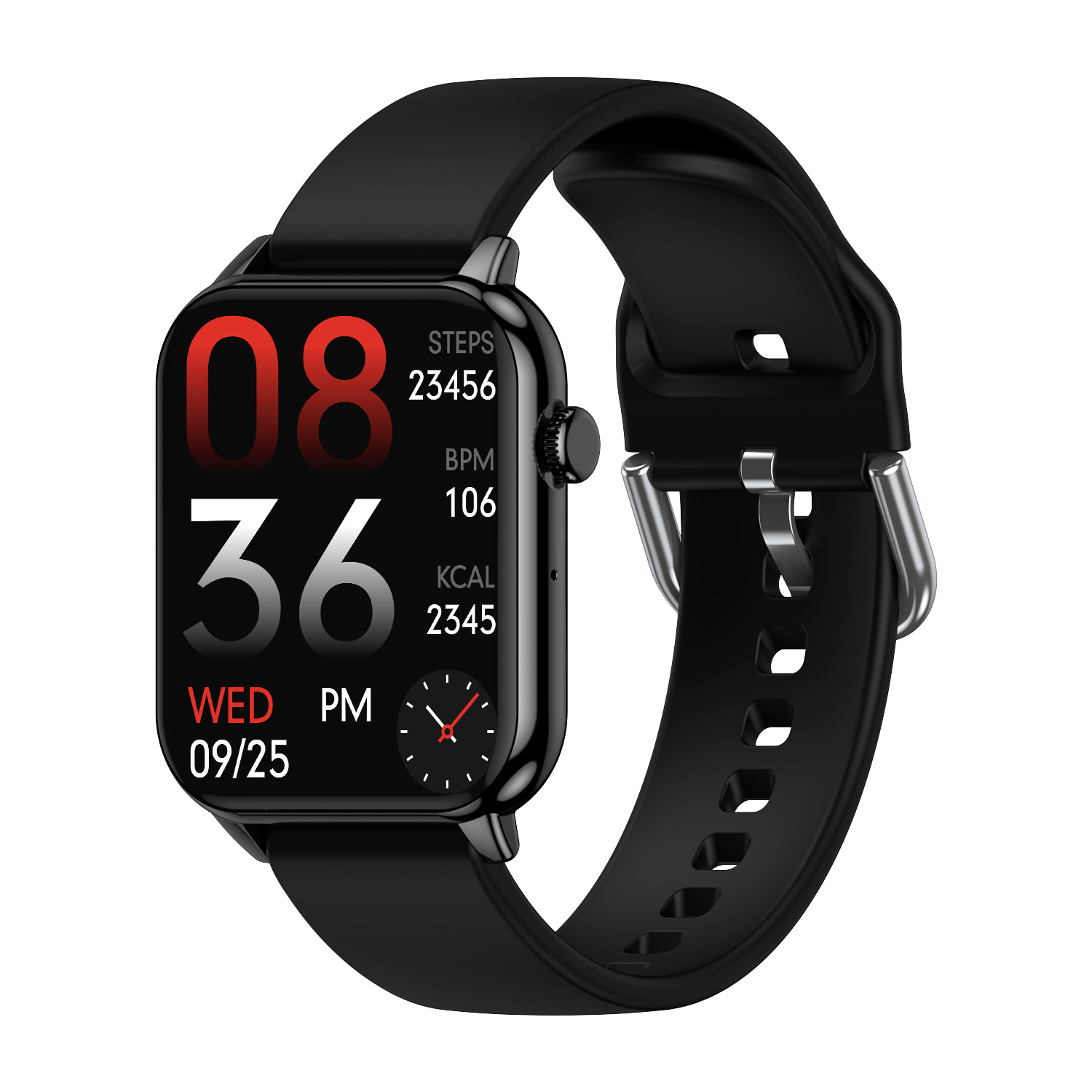 Reloj inteligente CY23 llamada Bluetooth frecuencia cardíaca Alipay pedómetro de sueño multifunción reloj deportivo transfronterizo