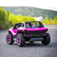 大众儿童电动车汽车四轮遥控玩具车可坐人双座小孩童车baby car