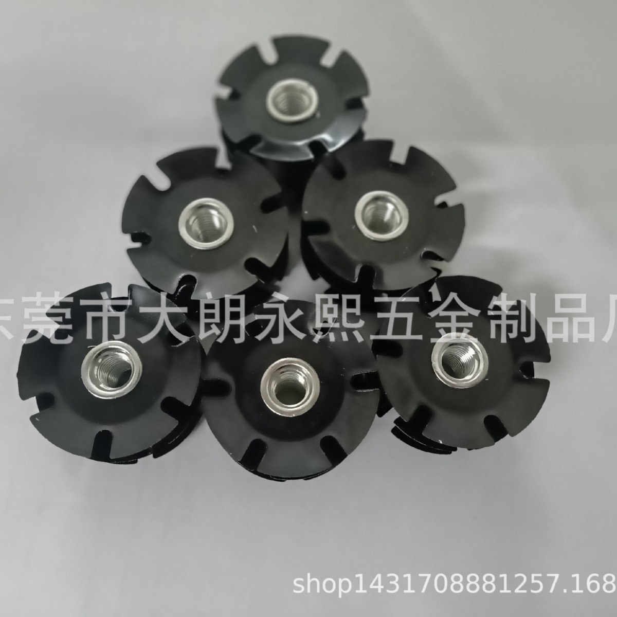 M6*21.3梅花弹片 管内塞螺母 展示架连接件 太阳螺母 圆管内塞