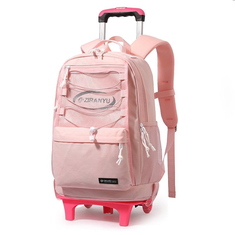 Pescado natural transfronterizo nueva bolsa de la escuela primaria estudiante masculino y femenino Grado 2-6 de gran capacidad mochila desmontable