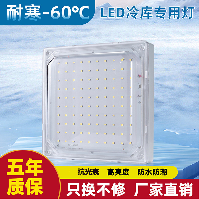 LED lights for cold storage waterproof moisture-proof cold-resistant anti-fog frozen storage meat storage fresh-keeping storage lamps ship fish cabin lamps
