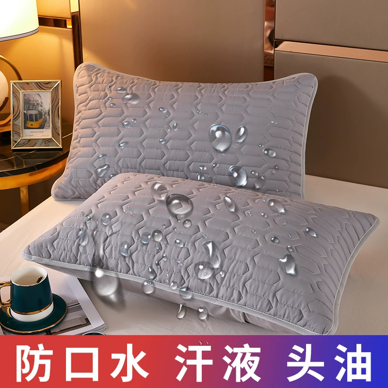 Waterproof quilted cartoon protective pillowcase, Amazon