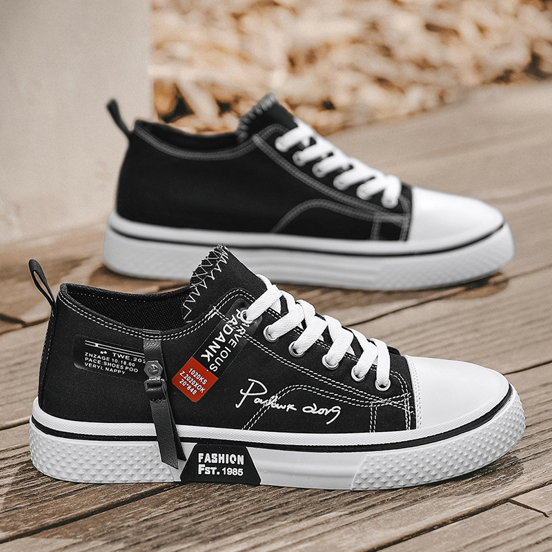 En nombre de los zapatos para estudiantes de verano nuevo estilo cómodo, transpirable, tacón plano, boca baja, color a juego, casual, estilo coreano, zapatos perezosos con cordones de todo fósforo