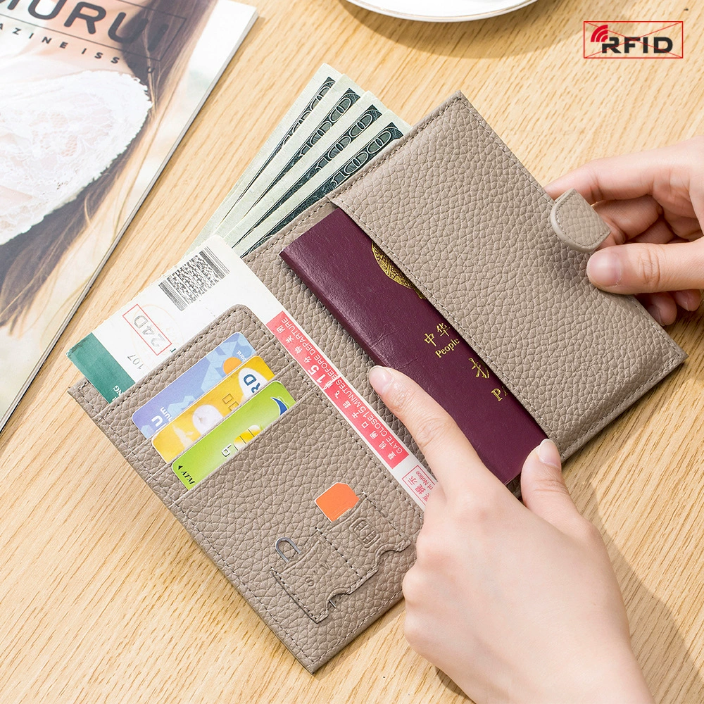 Ultra thin universal passport bag, wallet, organizer bag, shoulder bag, genuine leather