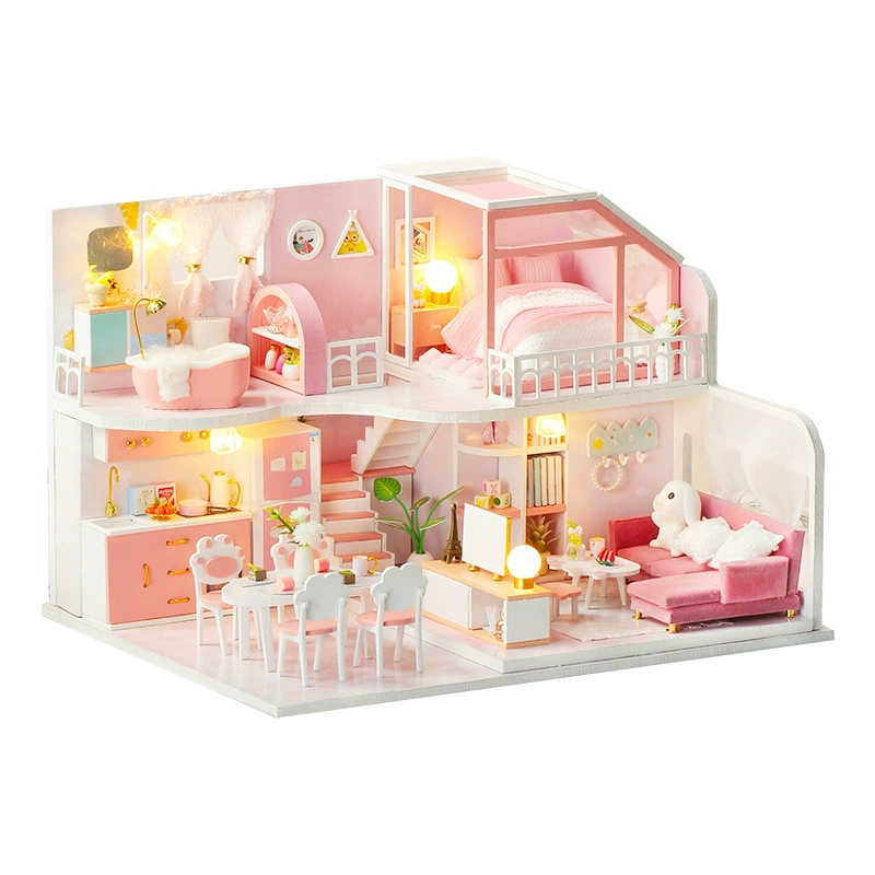 Hut, игрушка, минифигура, (跨境贸易), английский, DIY дом, творительный подарок, подарок на день рождения