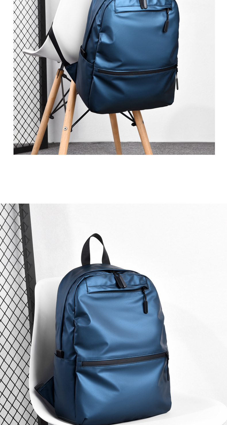 New Arrivals Fashion Texture Backpack Men's Student School Bag Casual Computer Bag Backpack display picture 16