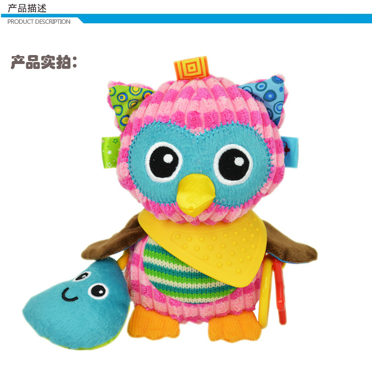 Fuente de la fábrica Sozy baby doll Holding Doll baby car cama colgante felpa educación temprana calmante juguete