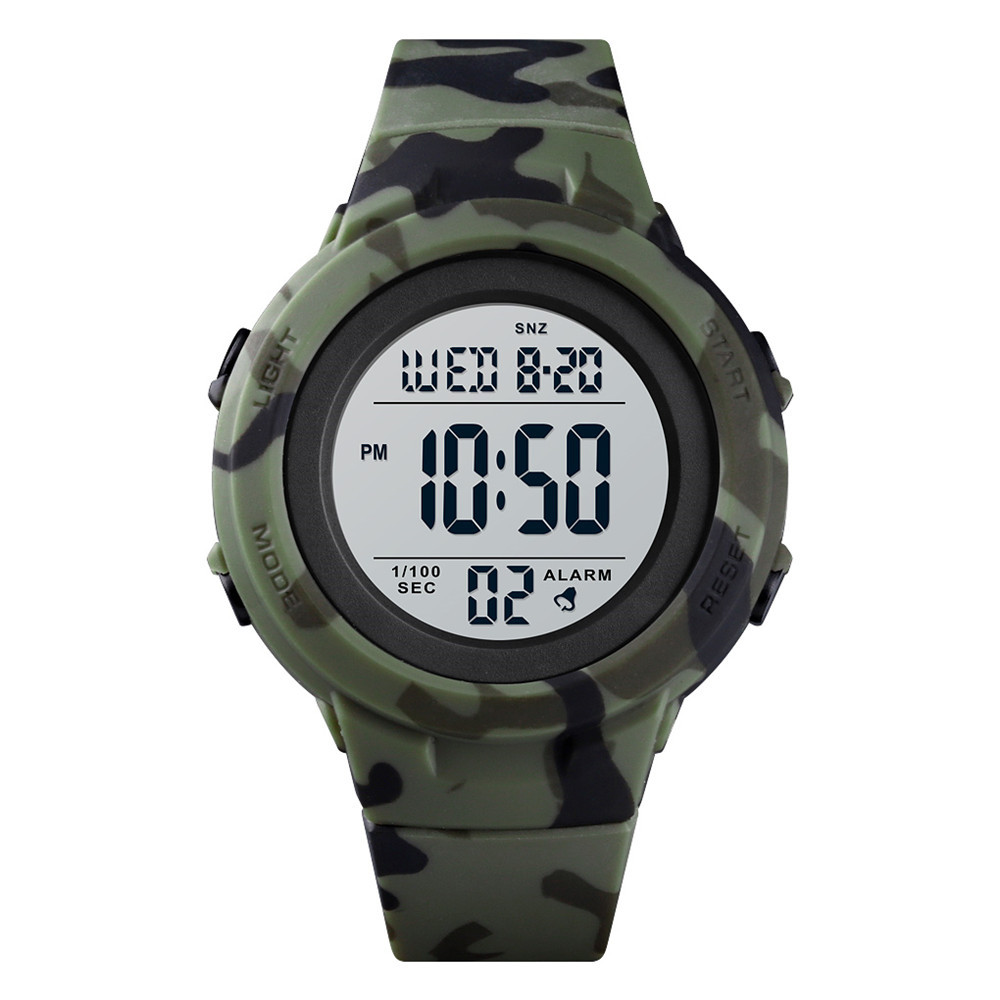 Skmei 1615 multifuncional impermeable reloj para niños colorido LED luminoso alarma personalidad estudiante reloj electrónico