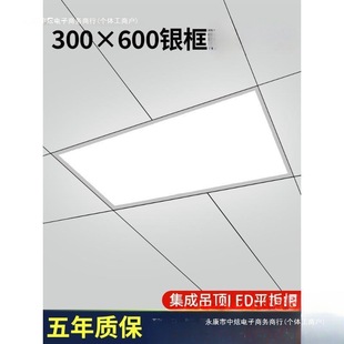 Kitchen Ceiling Light 3060 Ceiling Aluminum Gusset Light Integrated Ceiling Light Panel Light Kitchen and Bathroom Light 300600 Others
