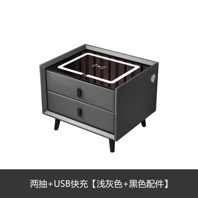 라이트 그레이 2 + LED + 무선 충전 + USB 고속 충전