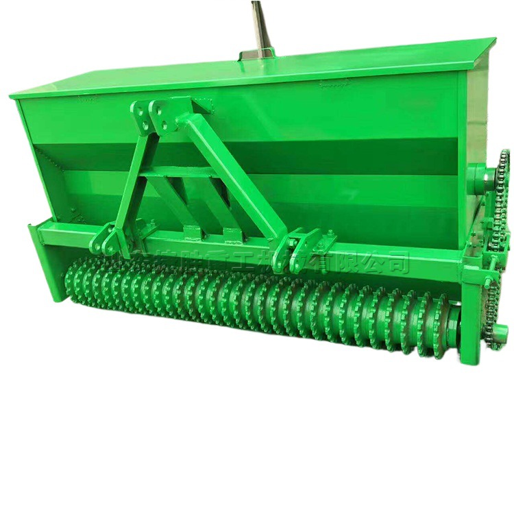 Plantador de césped tractor tracción plantador de césped de dos hileras de eje de césped equipo de siembra de alfalfa image 6