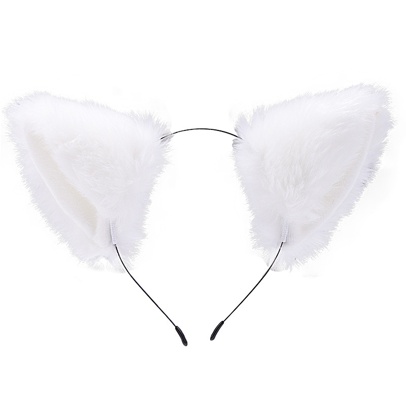 Amazon transfronteriza orejas de gato campana diadema Cos gato Niña Accesorios para el cabello accesorios de Navidad de Halloween tocado Accesorios