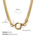XL481G 4MM 50CM Gold Necklace