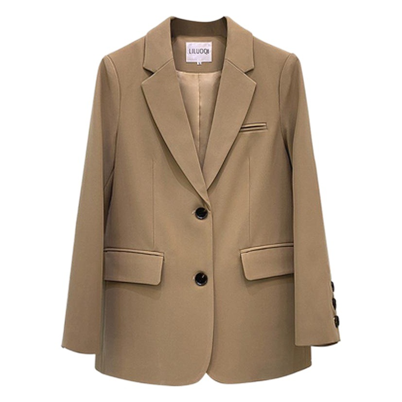 2025カジュアルスーツのコートの女性韓国版はやせています。