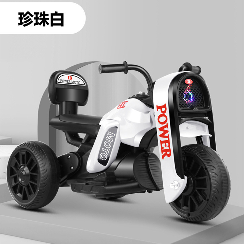 Motocicleta eléctrica para niños al por mayor de tres años niños y niñas bebé botella recargable coche de juguete puede sentarse en los niños triciclo