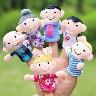 Finger Doll Set Kindergarten Set on Hand Finger Doll Cartoon Toy Performance Animal Hand Doll