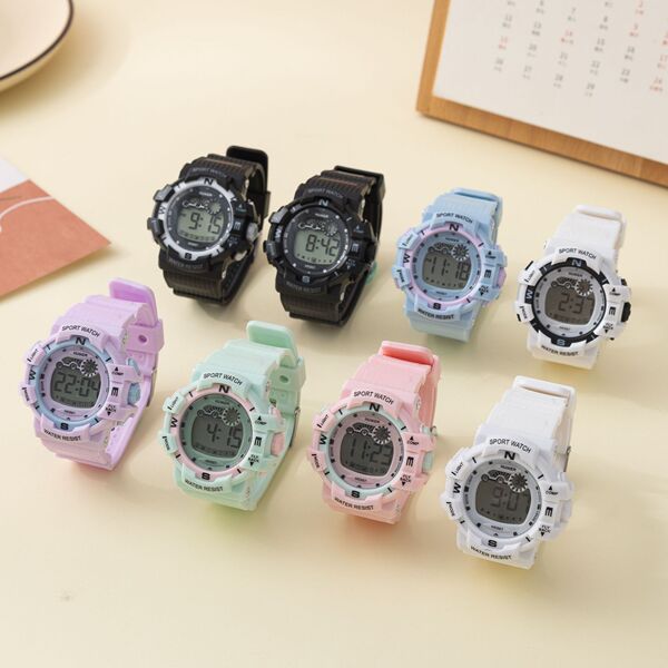 Brand electronic children's mechanical waterproof men's watch for…