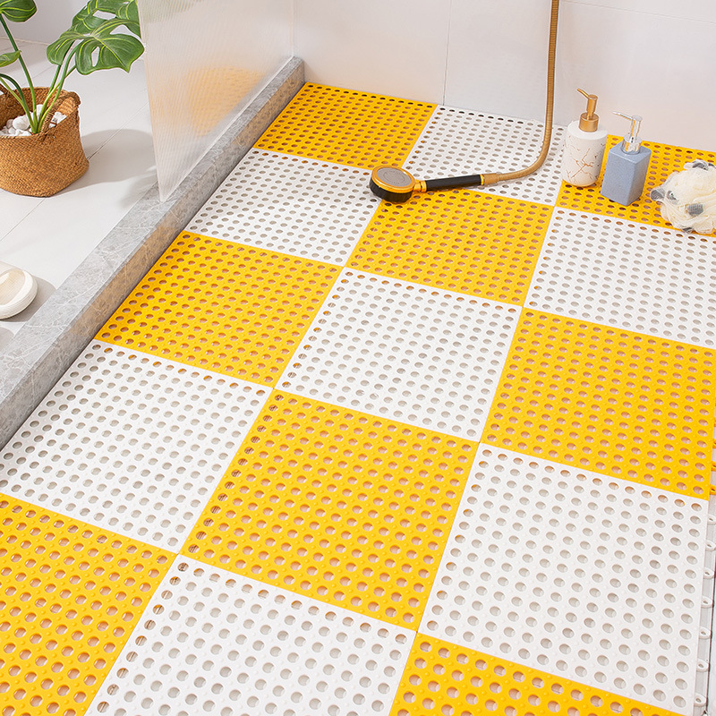 Espesado baño antideslizante Mat empalme piso Mat hogar cuarto de baño aseo ducha baño piso impermeable a prueba de agua