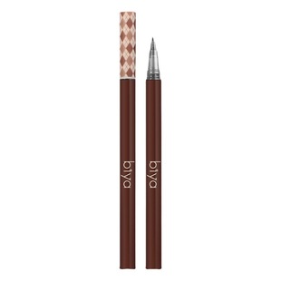 Biya water eyebrow pencil liquid waterproof sweat-proof long-lasting not easy to decolorize thin head natural wild eyebrow feeling lying silkworm pen female