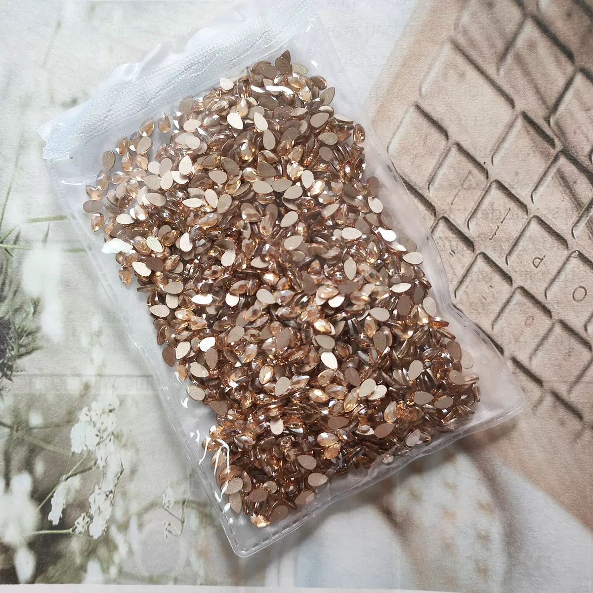 샴페인 [물방울] 3*5mm