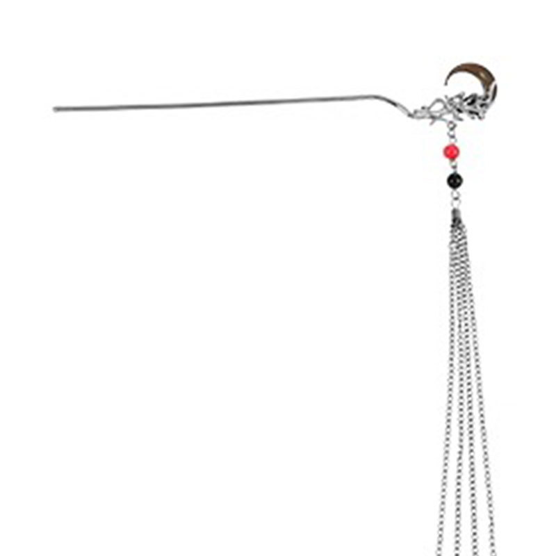 Niños de alta sensación de paso agitando pinzas de cabello 2024 nuevas niñas nuevas pinzas de cabello chino estilo antiguo pinzas de cabello tocado