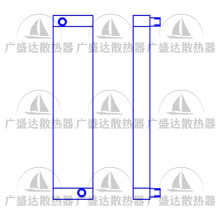Foton Lovol 福田雷沃9F653-02D油散挖机油散挖掘机液压油散热器
