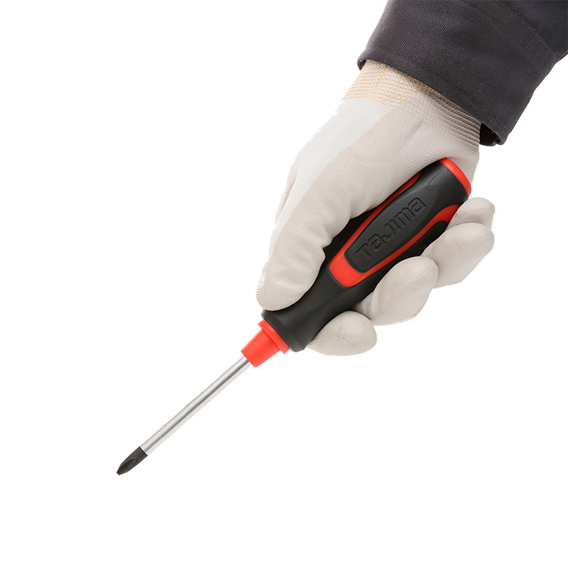 Tajima/Japón destornillador Tajima destornillador destornillador herramienta de cruz magnética mango de goma suave fuerte