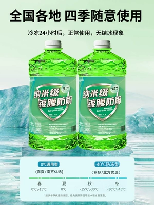 Glass agent — all seasons, rain-repellent, hydrophobic, strong decontamination