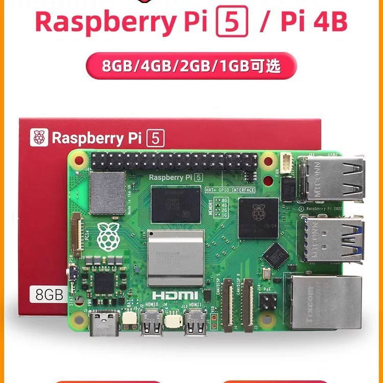 Платы Raspberry Pi 5 5B/4B, материнская плата Raspberry Pi 5 8GB, набор AI для Python программирования