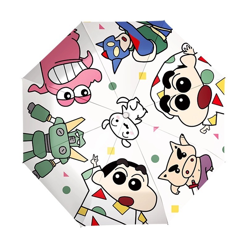 蜡笔小新动感超人时尚高颜值晴雨两用遮阳伞雨伞太阳伞|undefined