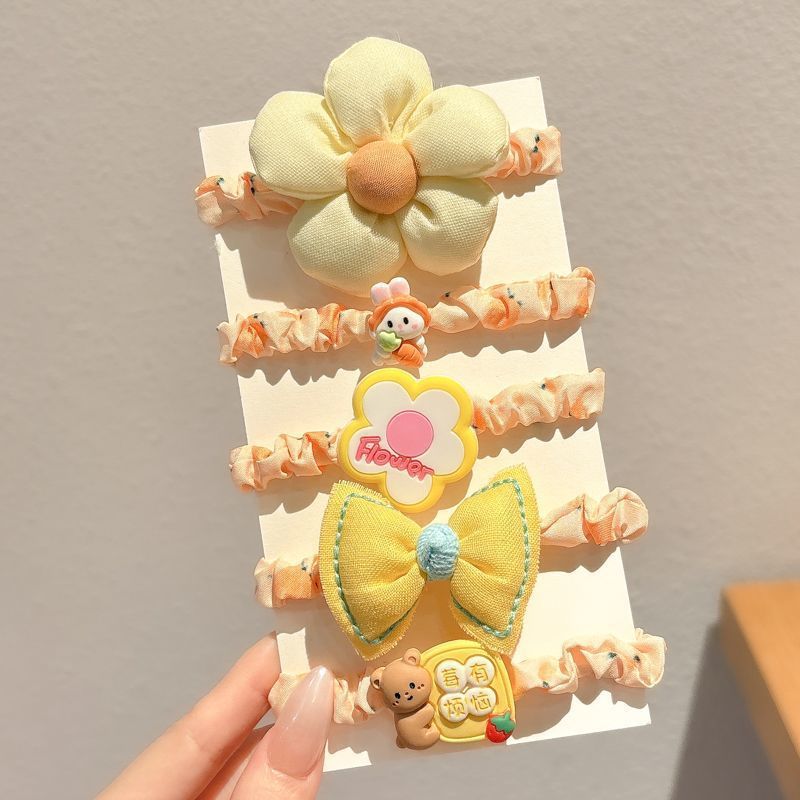 5 pieces of yellow flowers
