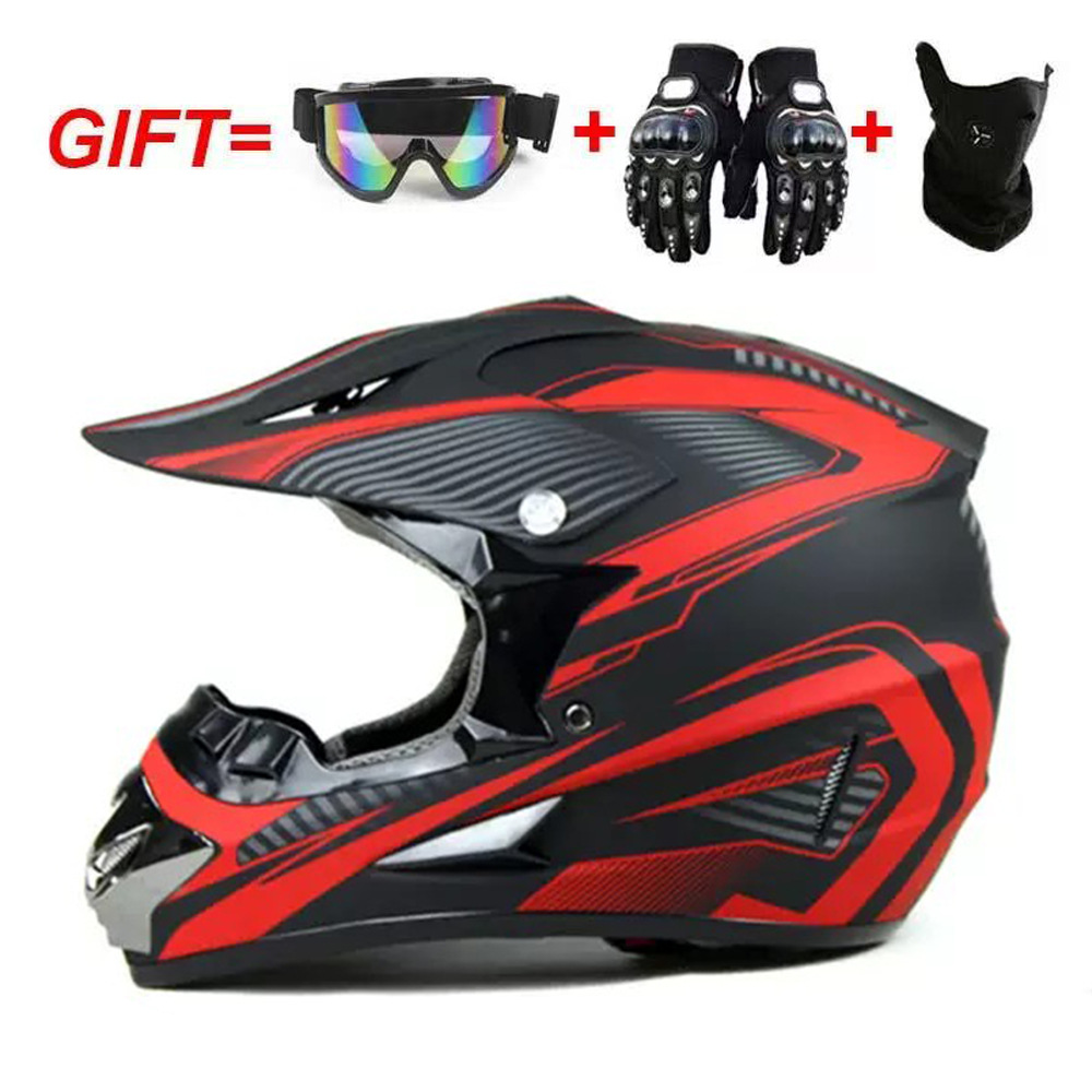 Cross-Border Foreign Trade Motorcycle Helmet, Men's Atv Full-Face Helmet, Mountain Bike Helmet, All-Season Go-Kart Helmet