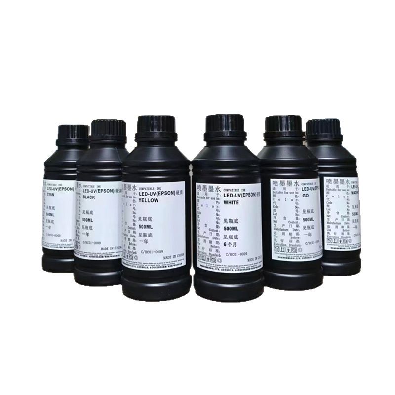 Tinta especial de película de cristal DTF AB tinta UV impresora de placa plana tinta suave tinta dura tinta neutra inyección de Epson