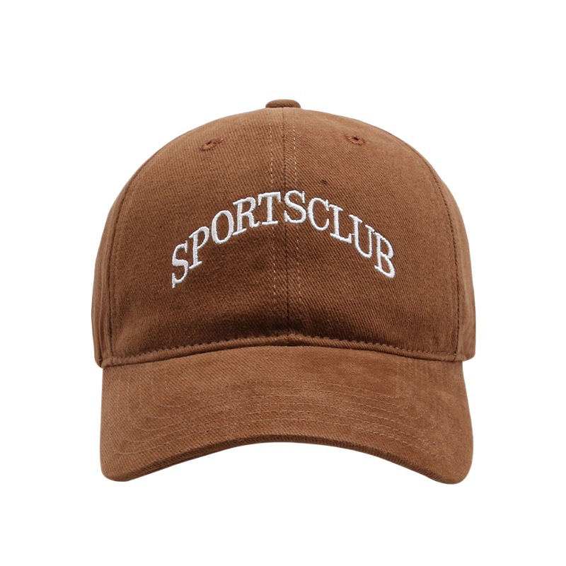 Gorra de béisbol de las mujeres de verano suave superior simple bordado gran circunferencia de la cabeza UV a prueba de sol sombrero pareja cepillado casquillo de los hombres