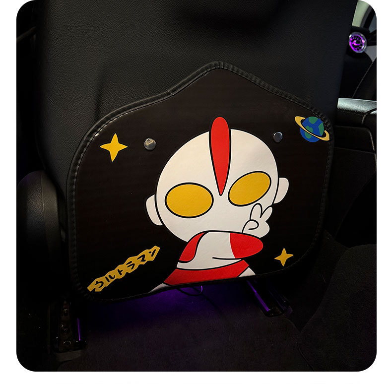 Ultraman Car Anti-Kick Pad Universal Rear Seat Back Anti-Dirty Protective Pad Car Rear Protective Pad Anti-Pad