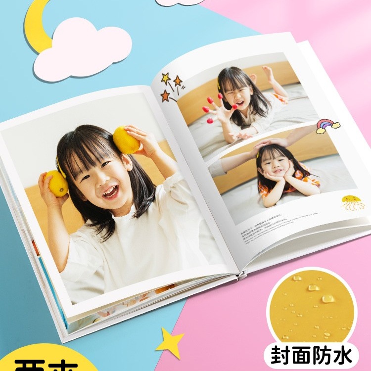 Photo Book Printed into Magazine Photo Album Commemorative Album Children's Graduation Growth Record Album Production Photo Album