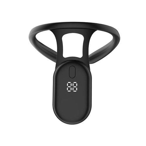 Student's hunchback vibration reminder corrector with LCD hanging neck stretch straight shoulder open posture instrument posture correction elf