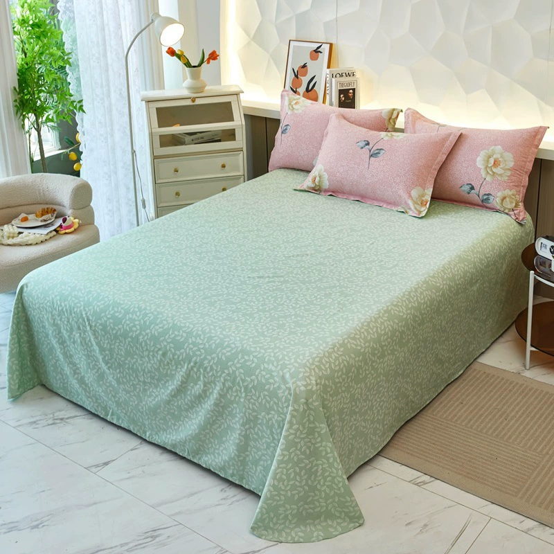 2025 new cotton pure cotton autumn and winter 12868 active printed single bed sheet